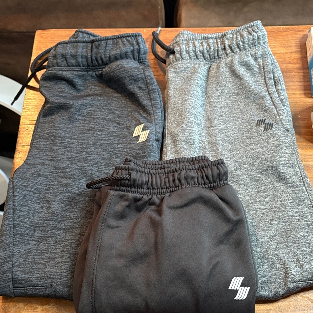 Kids Jogger Pants Set - Gray and Black